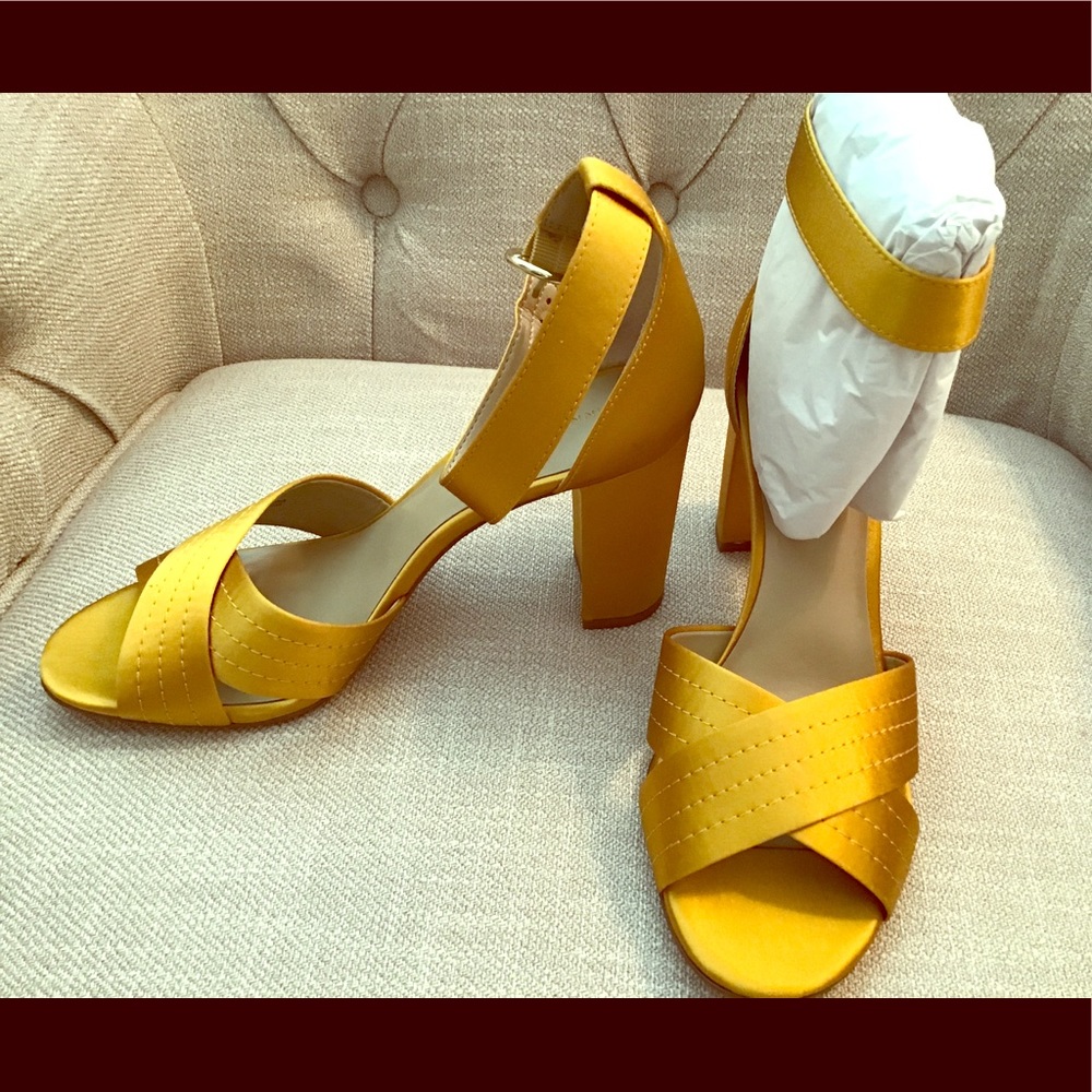 Ann Taylor Satin Heels